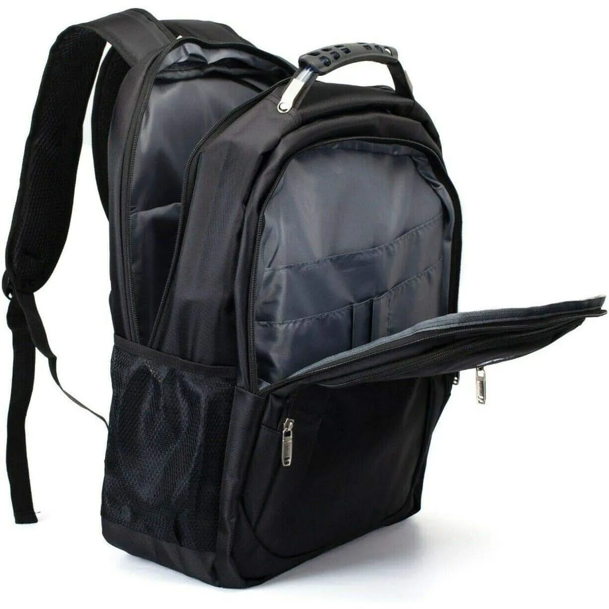 Lotus Classic Laptop Backpack - Black