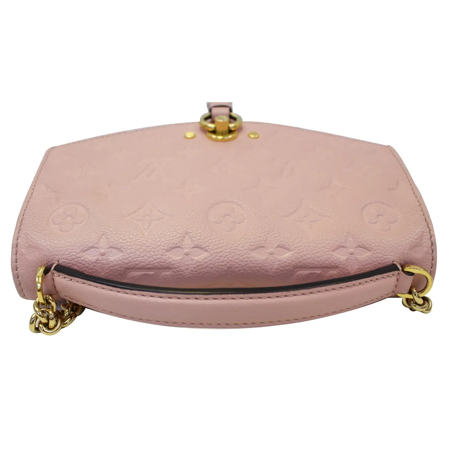 LOUIS VUITTON Blanche BB Empreinte Leather Shoulder Bag Rose Poudre