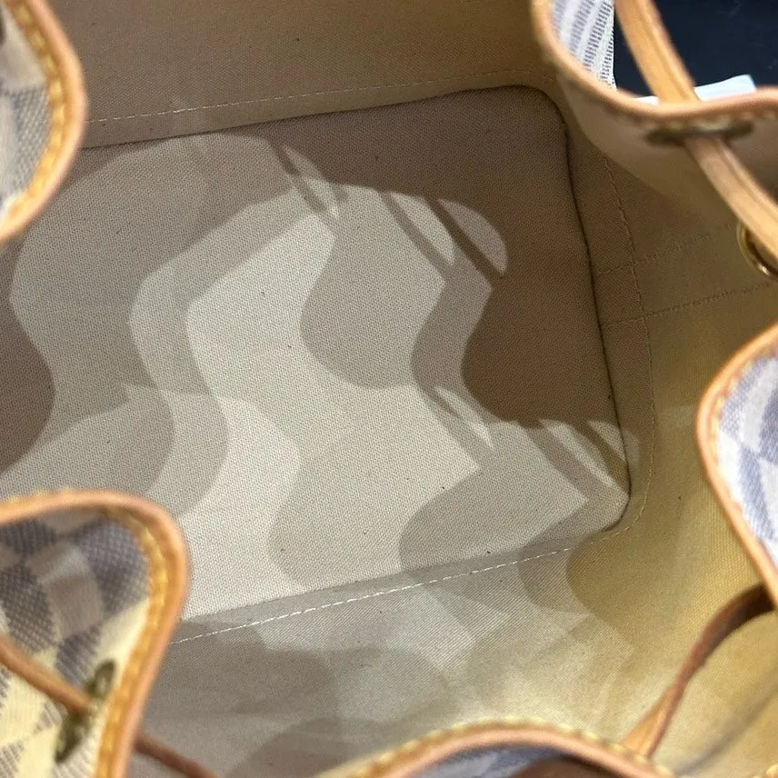 Louis Vuitton Damier Azur Bucket Bag Medium