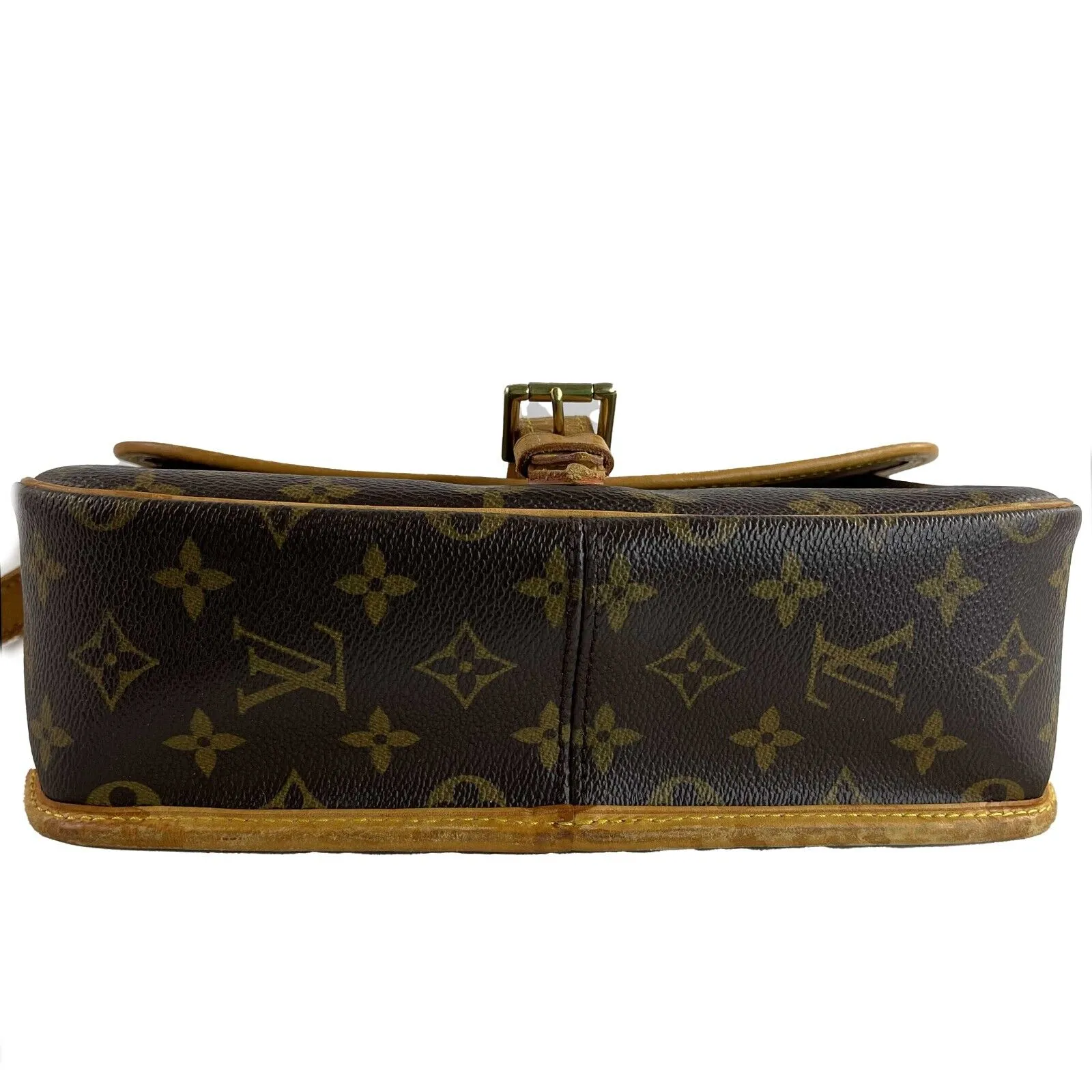 Louis Vuitton - LV Monogram Canvas Sologne Brown Crossbody - Adjustable Strap