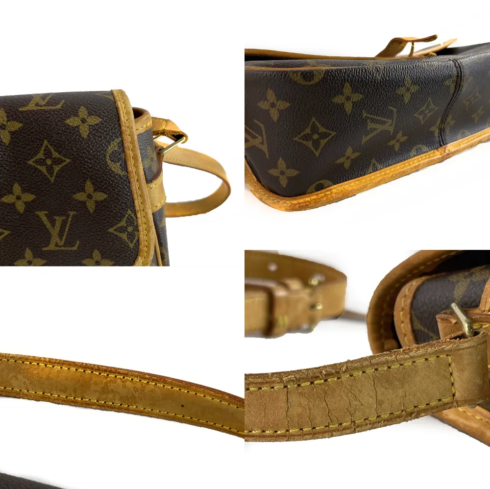 Louis Vuitton - LV Monogram Canvas Sologne Brown Crossbody - Adjustable Strap