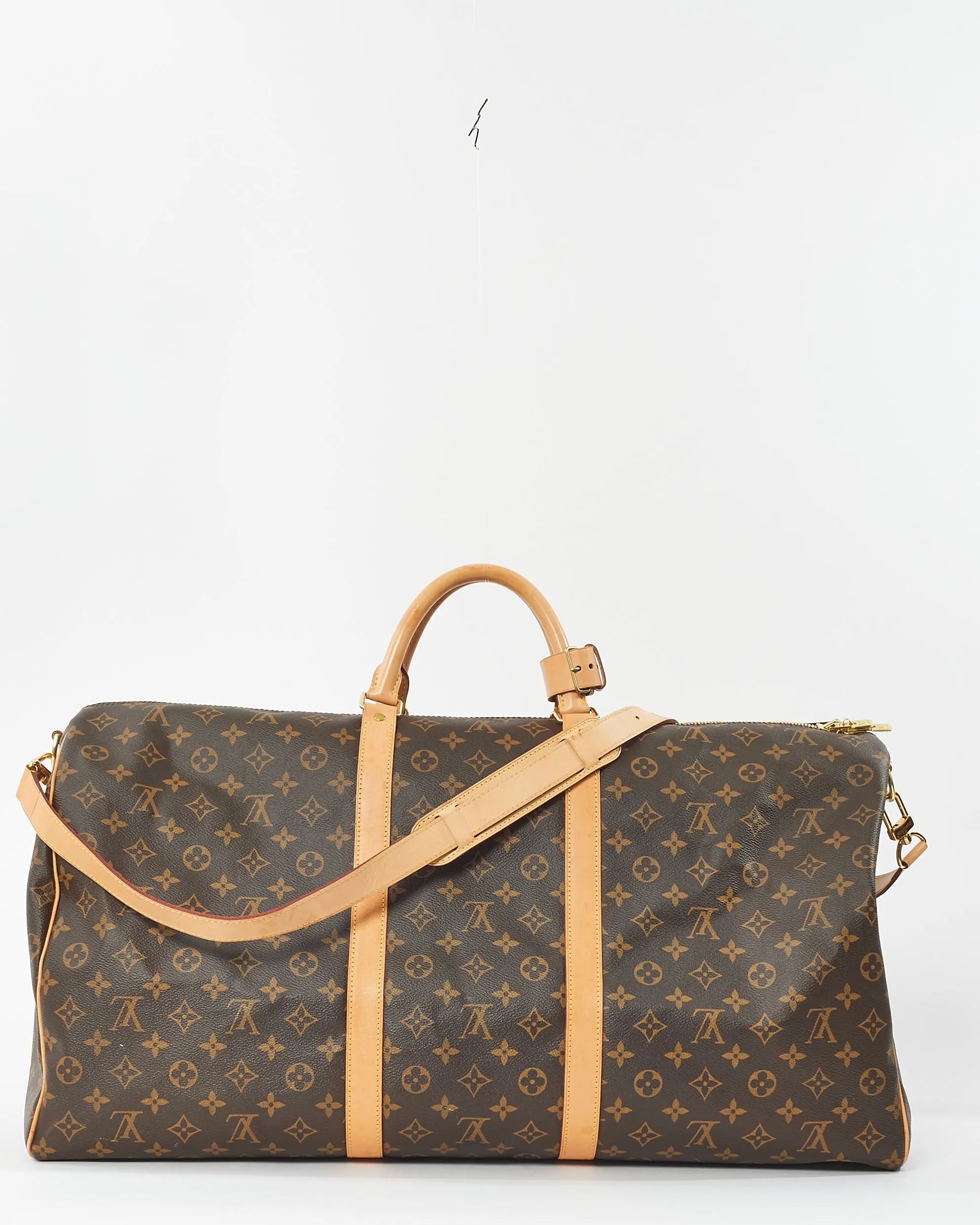 Louis Vuitton Monogram Canvas Keepall Bandoulière 60 Duffle Bag