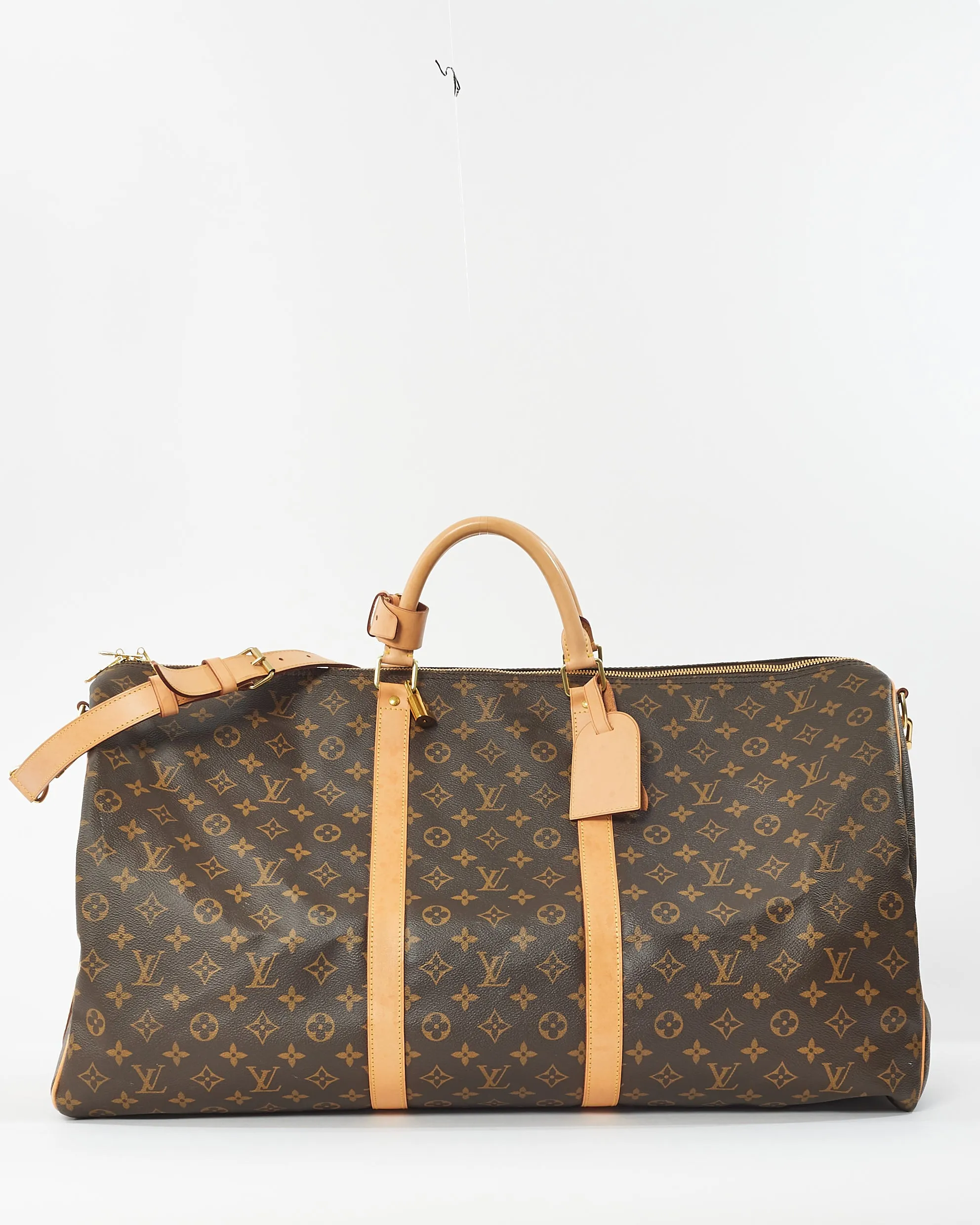 Louis Vuitton Monogram Canvas Keepall Bandoulière 60 Duffle Bag