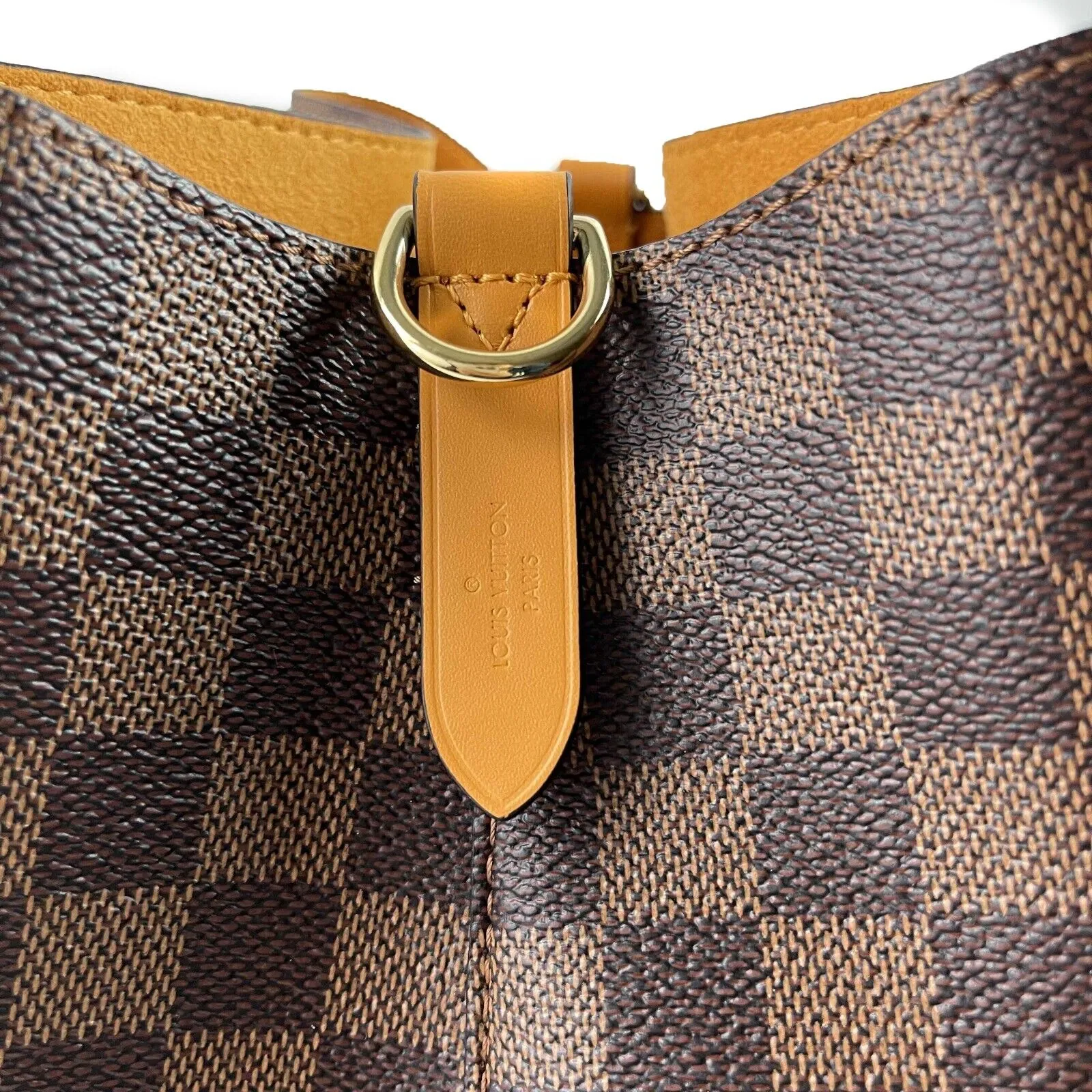 Louis Vuitton New w/o Tags Damier ebene NéoNoé Safran Brown Crossbody Handbag