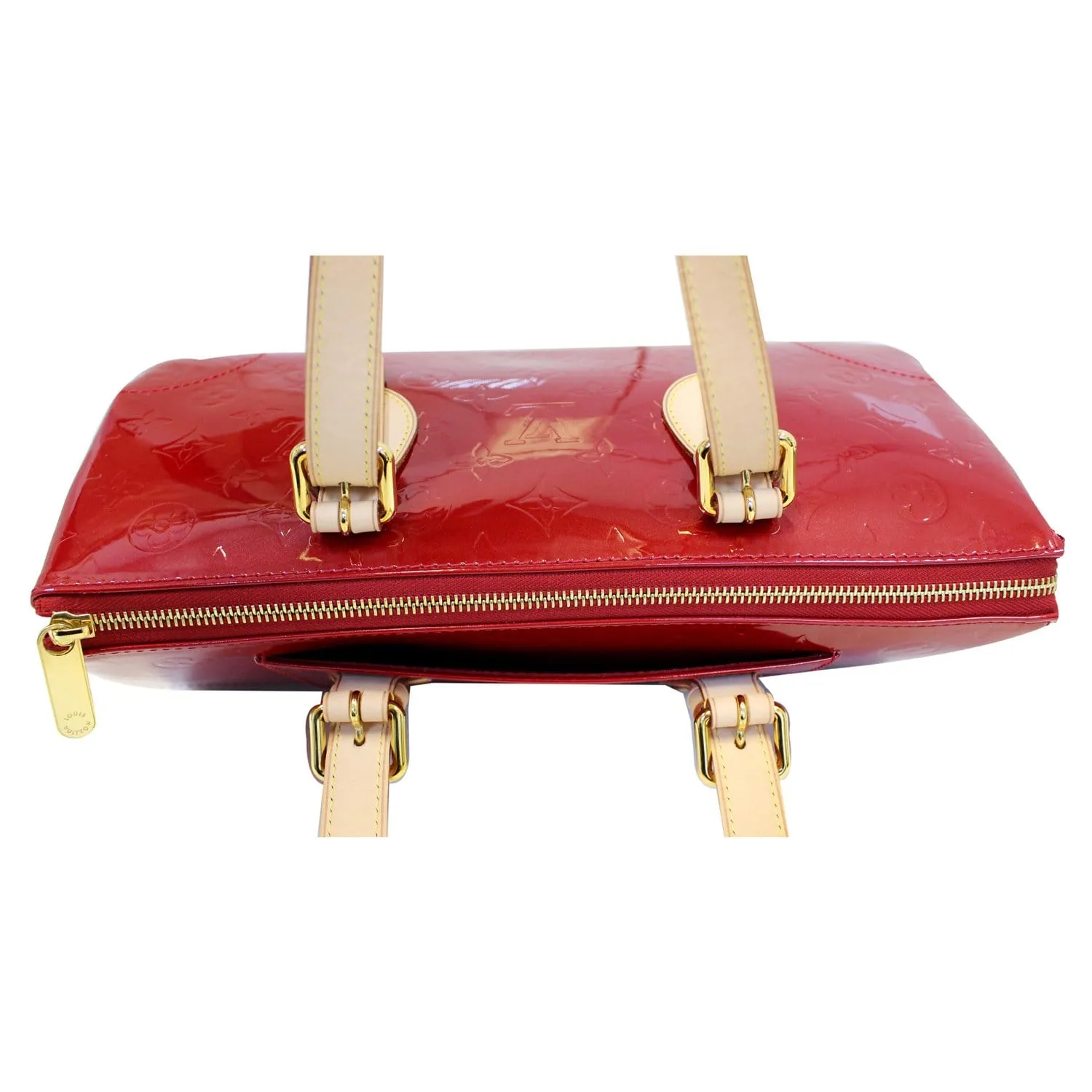 LOUIS VUITTON Rosewood Monogram Vernis Shoulder Bag Pomme D Amour