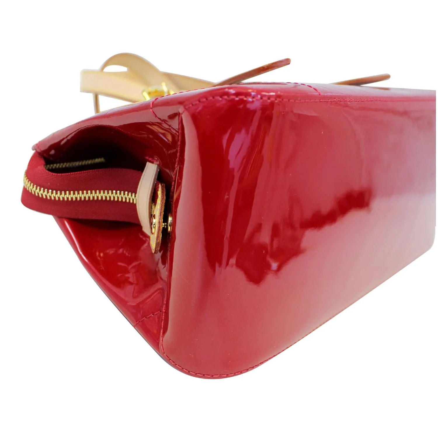 LOUIS VUITTON Rosewood Monogram Vernis Shoulder Bag Pomme D Amour