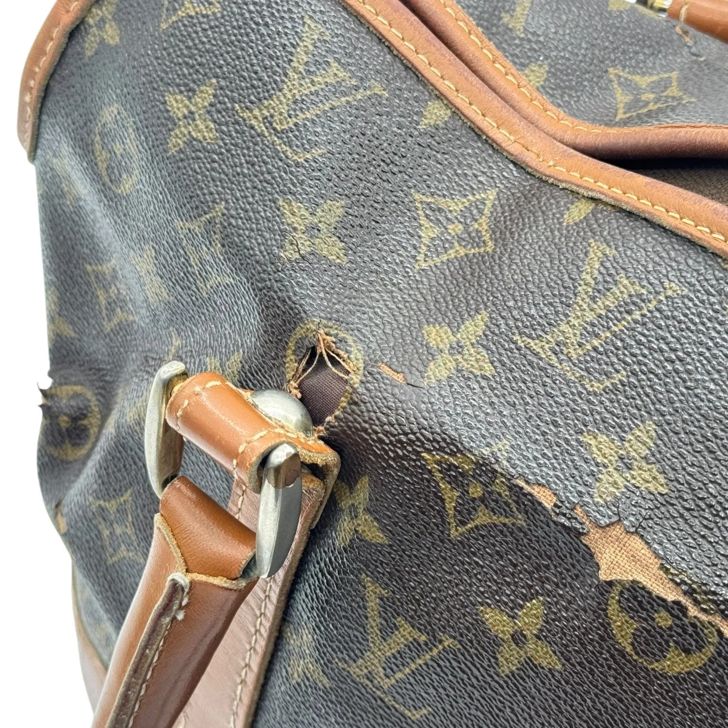 LOUIS VUITTON Small Dog Carrier Shoulder Bag - Brown