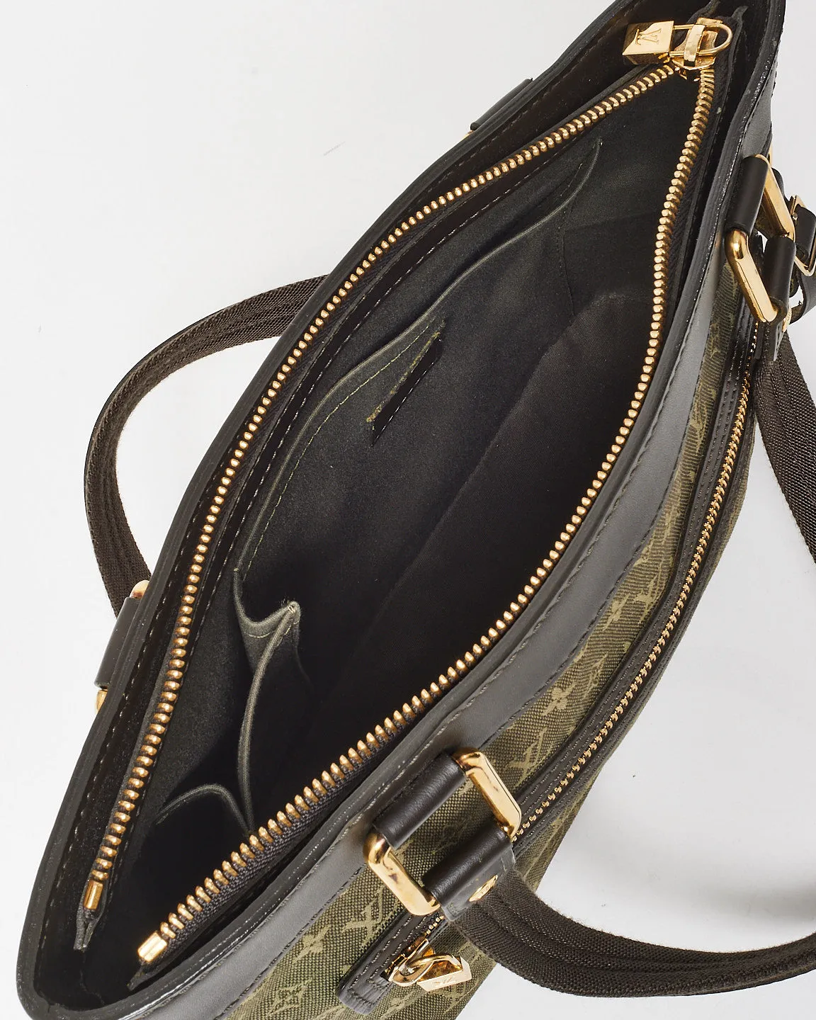 Louis Vuitton Vintage Green Monogram Canvas Mini Lin Sac Lucille PM