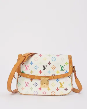 Louis Vuitton White Monogram Multicolor Murakami Sologne Shoulder Bag