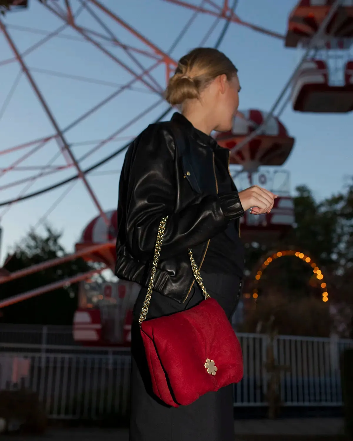 LOUISA BAG GRAND - UPCYCLED LEATHER