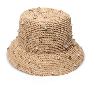 LULI HAT - Embellished Bucket Hat