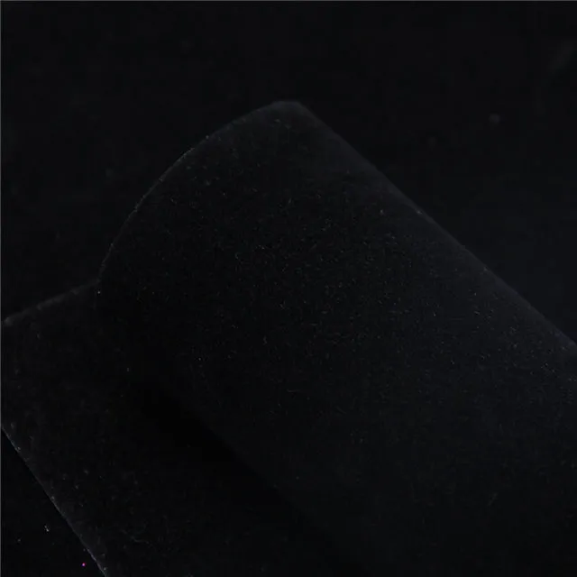 Luxe DOUBLE SIDED Suede Nubuck Faux Leather Sheets ~ Black