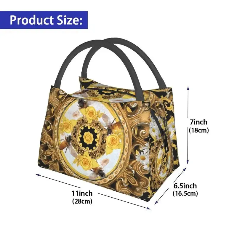 Luxury Fashion Designer Thermal Insulated Lunch Bags