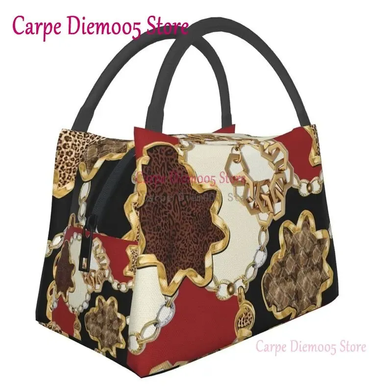 Luxury Fashion Designer Thermal Insulated Lunch Bags
