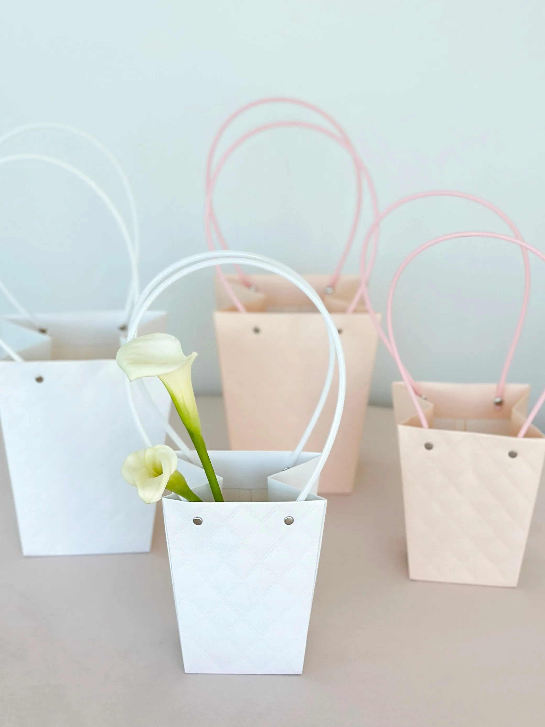 Luxury Faux Trapezoid Gift Bag