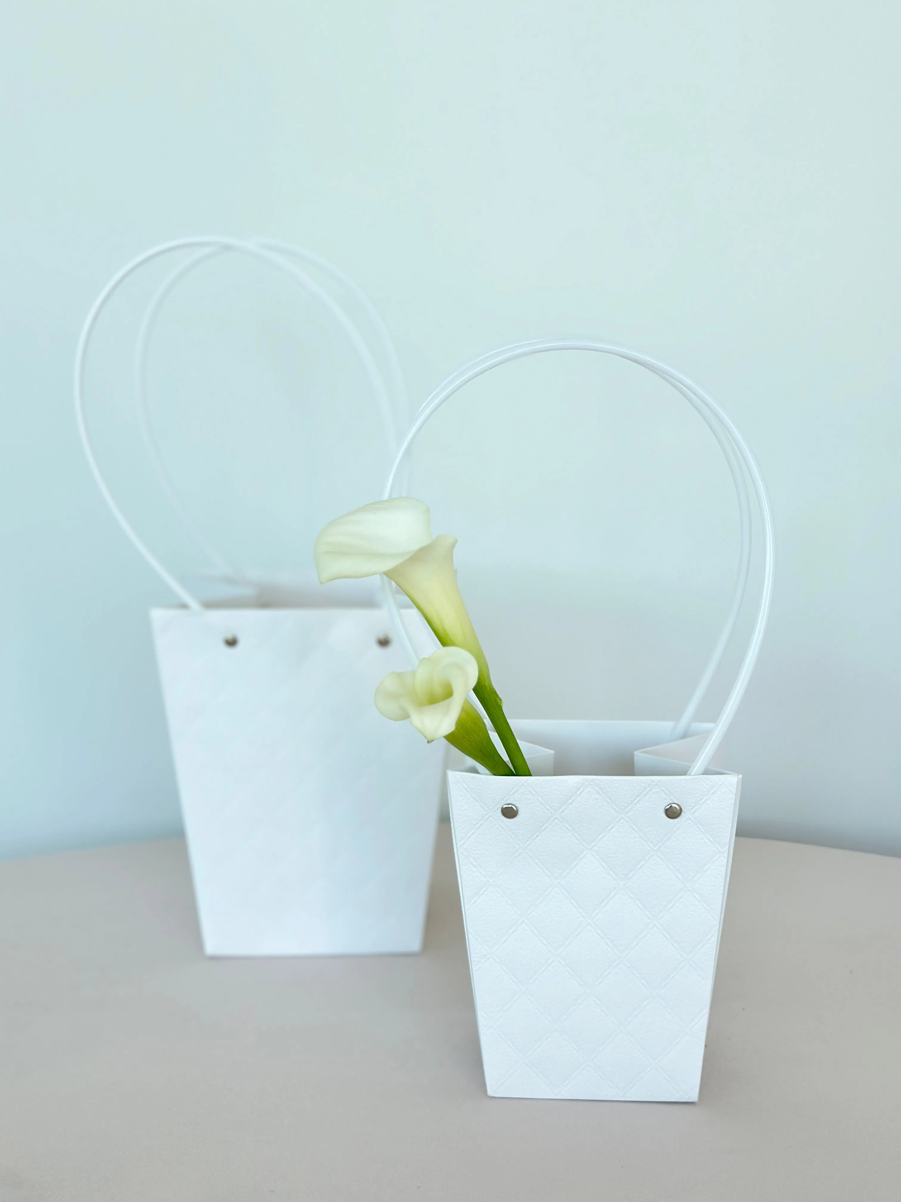 Luxury Faux Trapezoid Gift Bag