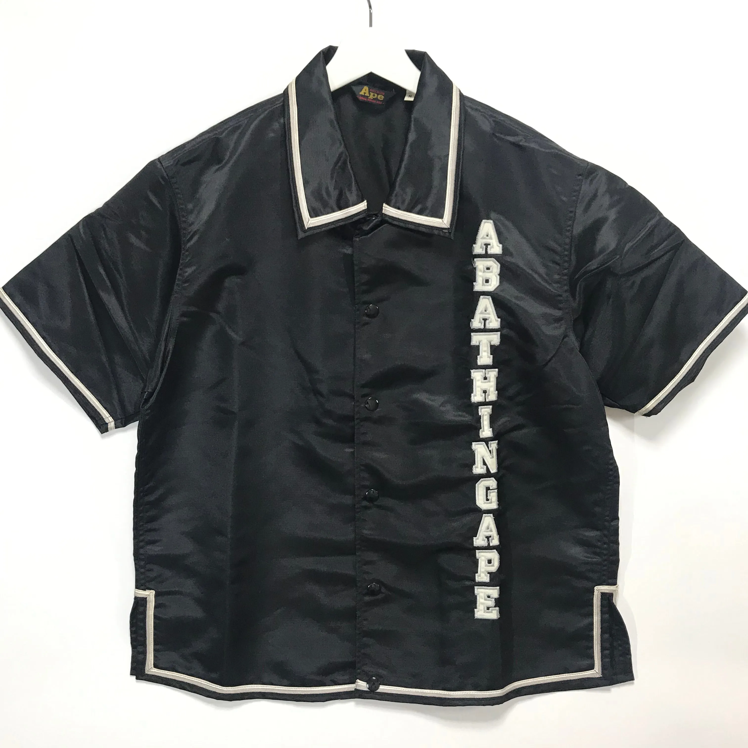 [M] A Bathing Ape Bape Vintage Bowling Shirt