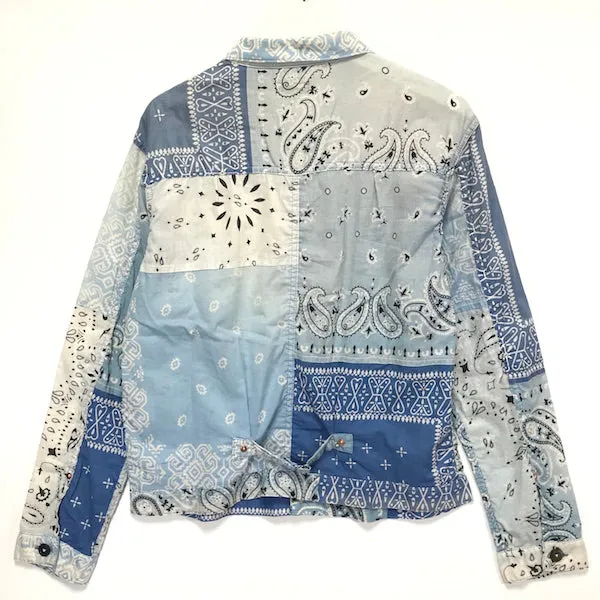 [M or L] Kapital Kountry Vintage Bandana Patchwork Shirt Jacket Blue