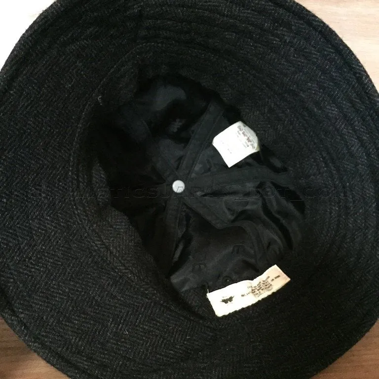 [M] WTaps Black Watch Herringbone Wool Bucket Hat Charcoal