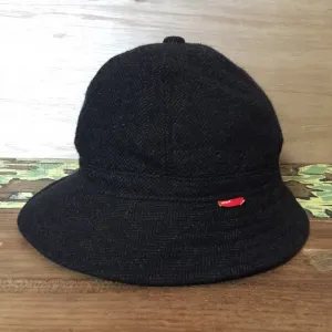 [M] WTaps Black Watch Herringbone Wool Bucket Hat Charcoal