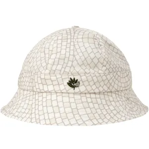 Magenta Mosaic Bucket Hat Natural