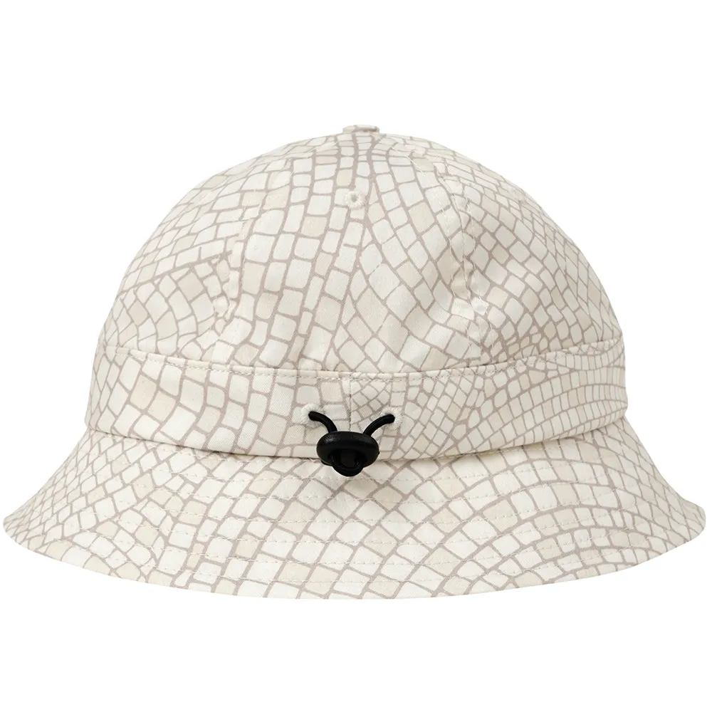 Magenta Mosaic Bucket Hat Natural