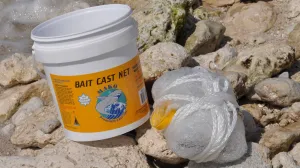 Mako Series Bait Cast Net CBT-S4, 4 ft. Radius, 3/8" sq. Mesh