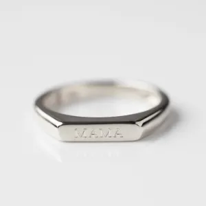 Mama Vintage Signet Ring