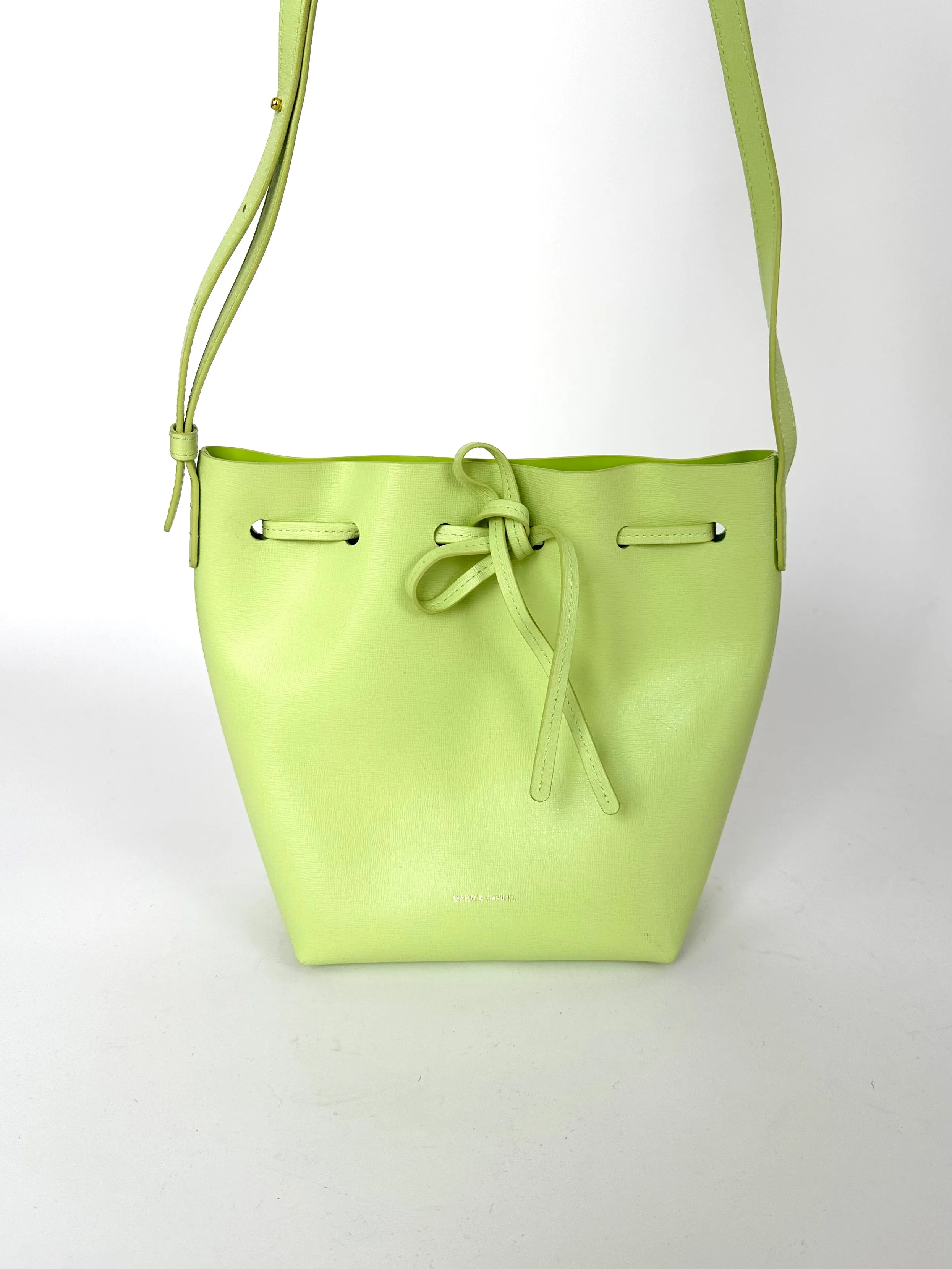 Mansur Gavriel Mint Green Mini Bucket Bag