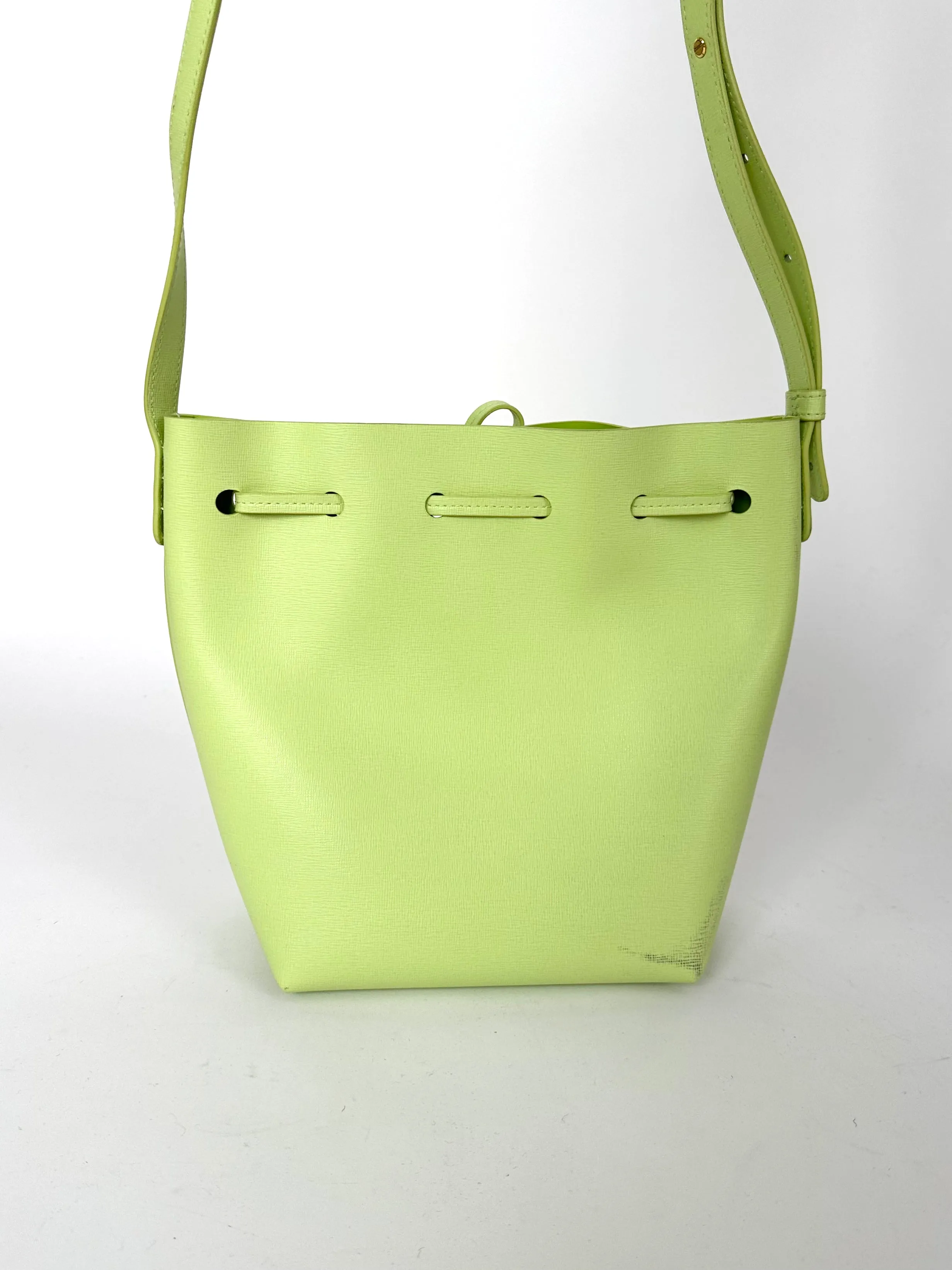 Mansur Gavriel Mint Green Mini Bucket Bag
