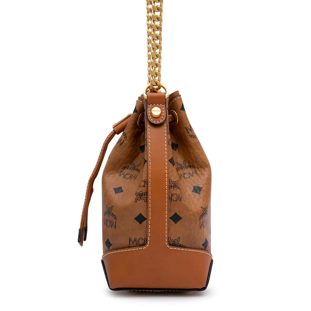 MCM Soft Berlin Drawstring Bag in Visetos