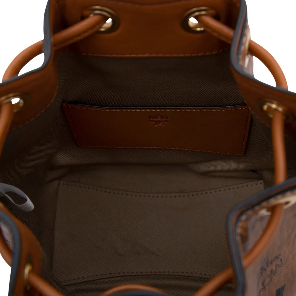 MCM Soft Berlin Drawstring Bag in Visetos