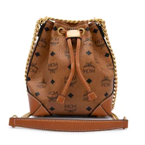 MCM Soft Berlin Drawstring Bag in Visetos