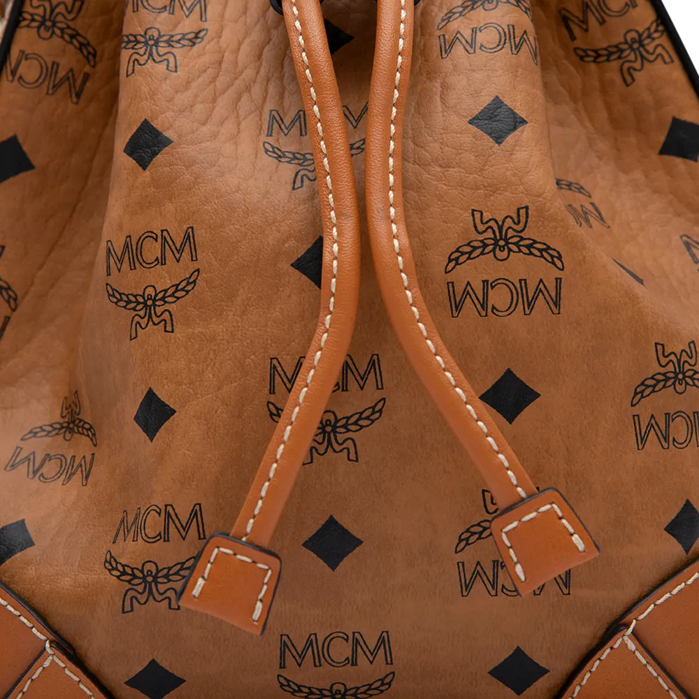 MCM Soft Berlin Drawstring Bag in Visetos