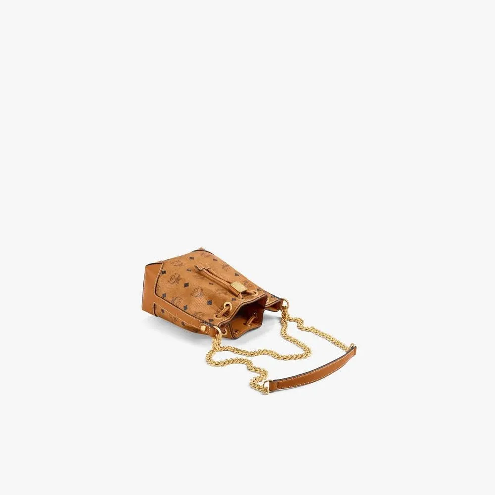 MCM Soft Berlin Drawstring Bag in Visetos