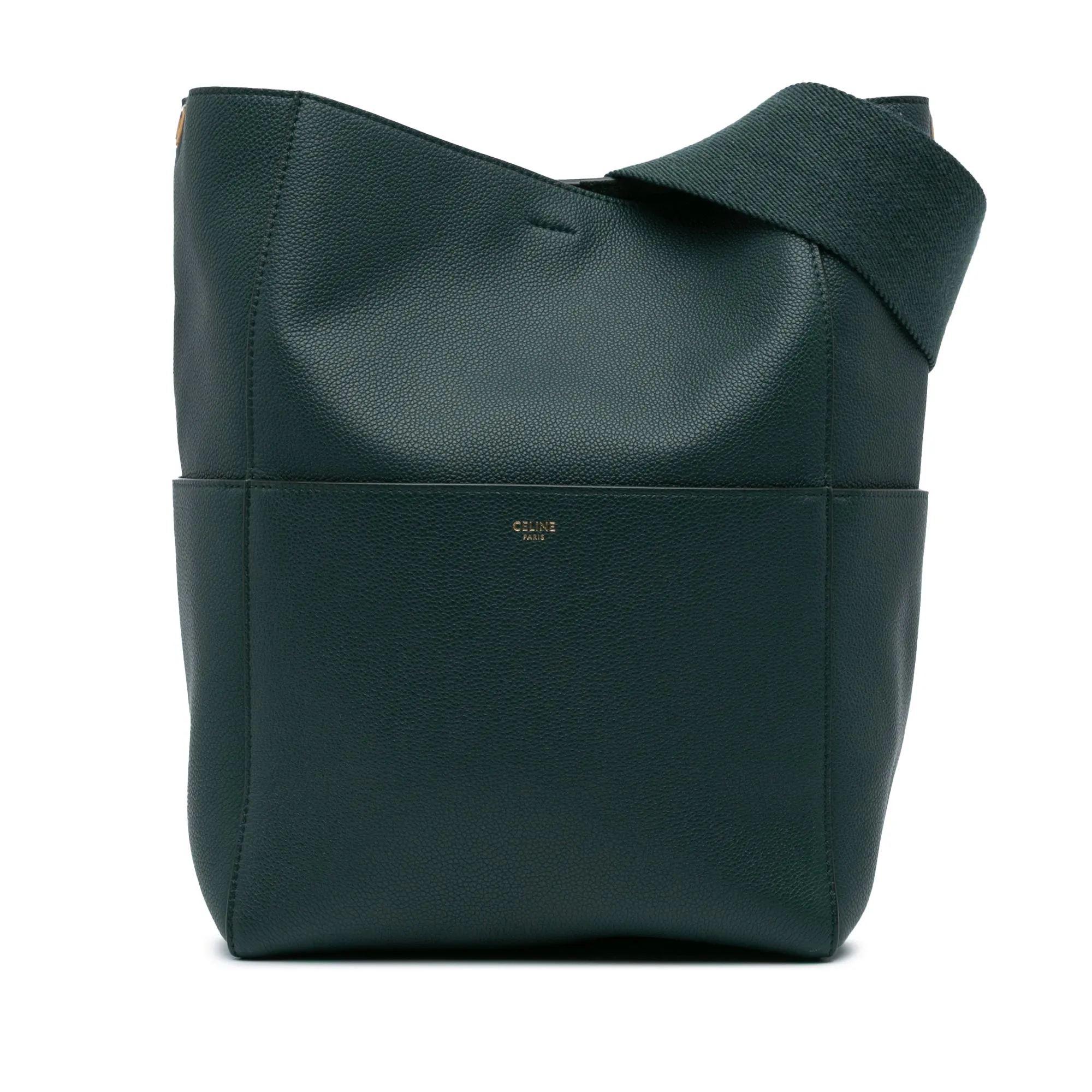 Medium Leather Seau Sangle Bucket