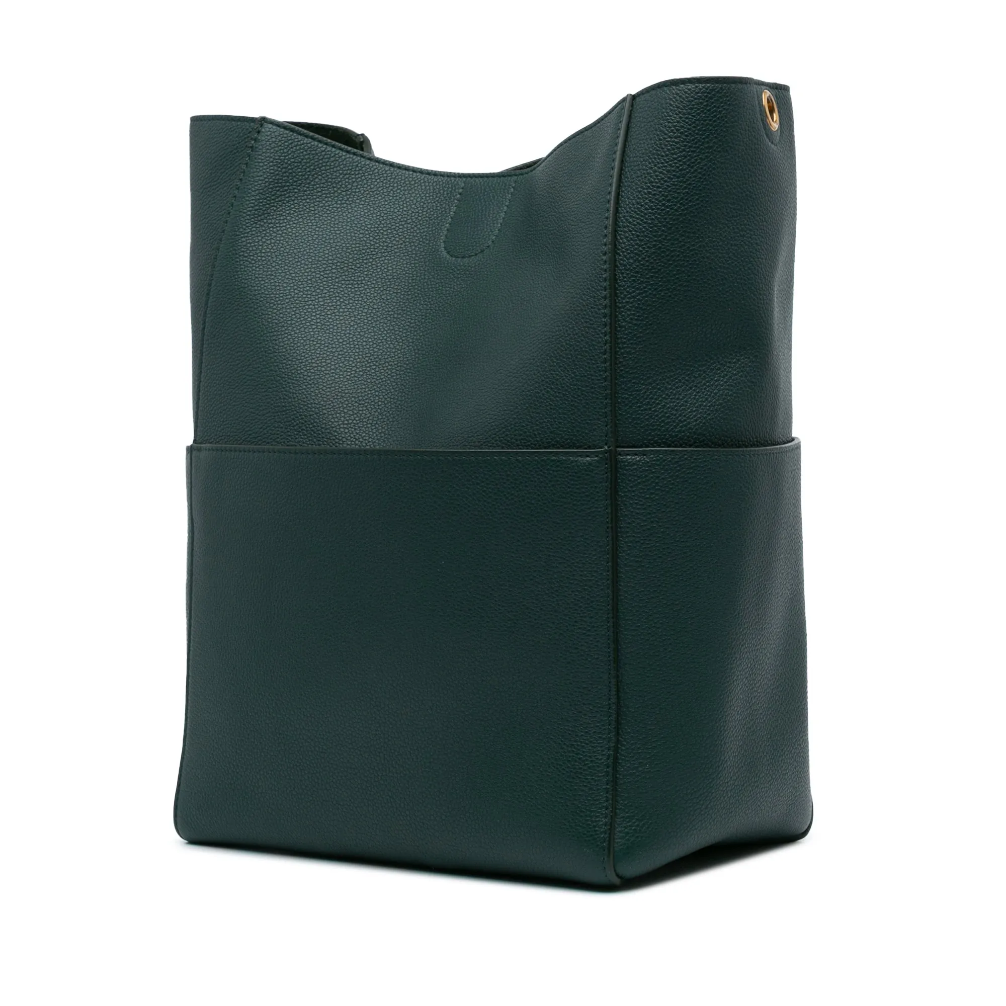 Medium Leather Seau Sangle Bucket