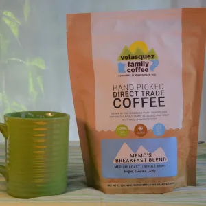 Memo's Breakfast Blend Coffee (blend of light & dark) | Bright, Complex, Lively