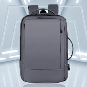 Men's Computer Notebook Scalable Large Capacity Simple Backpacks