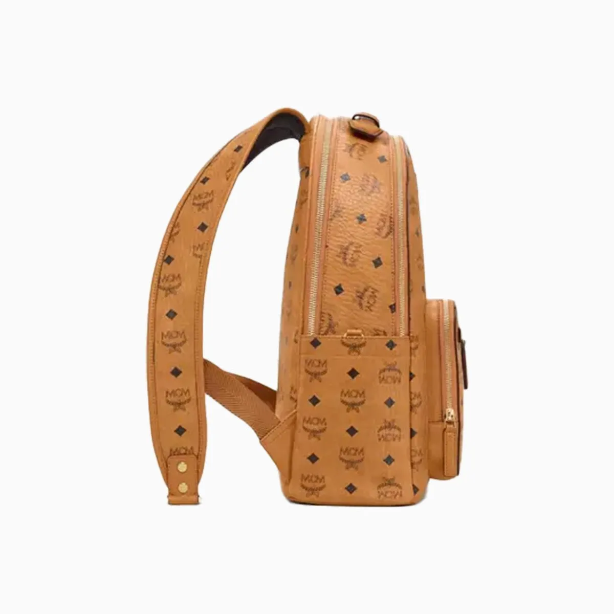 Men's Medium Stark In Visetos Cognac Backpack