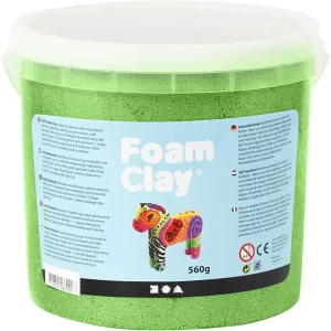 Metallic Green Colour Modelling Material Small Beads With Plastic Bucket 560 g