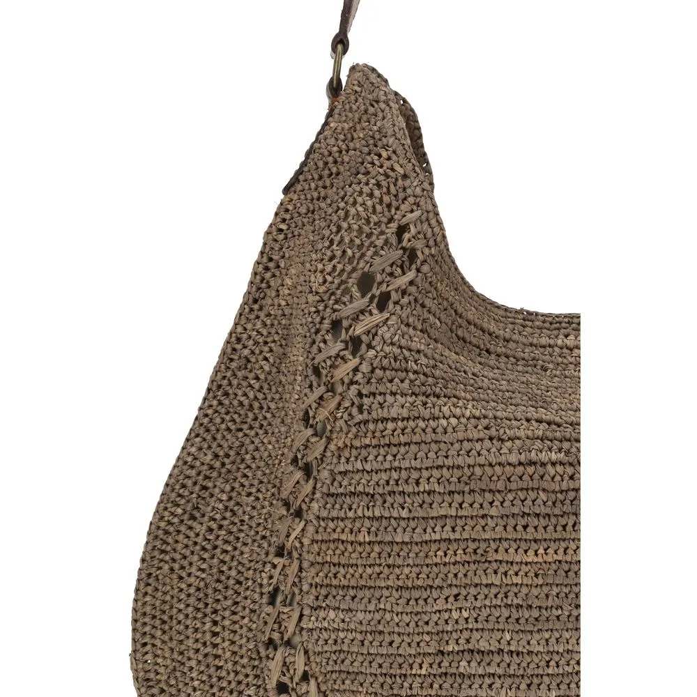 Meva Raffia Shoulder Bag