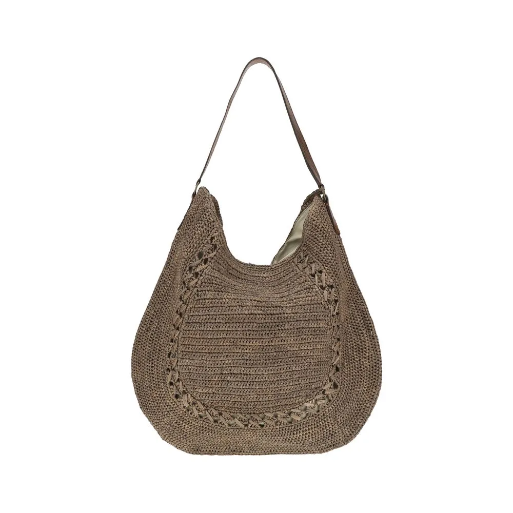 Meva Raffia Shoulder Bag