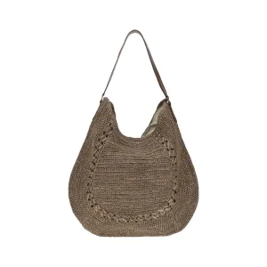 Meva Raffia Shoulder Bag