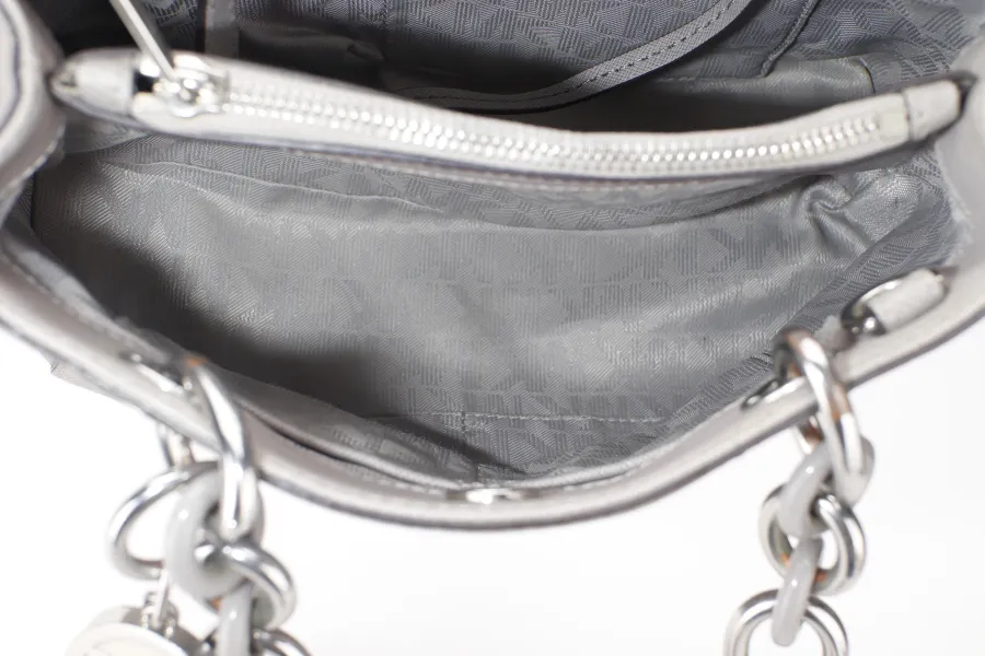 MICHAEL KORS SHOULDER BAG (AP-1507 30S5SCYS1L)GREY LEATHER WITH DUST COVER (NO LONG STRAP)