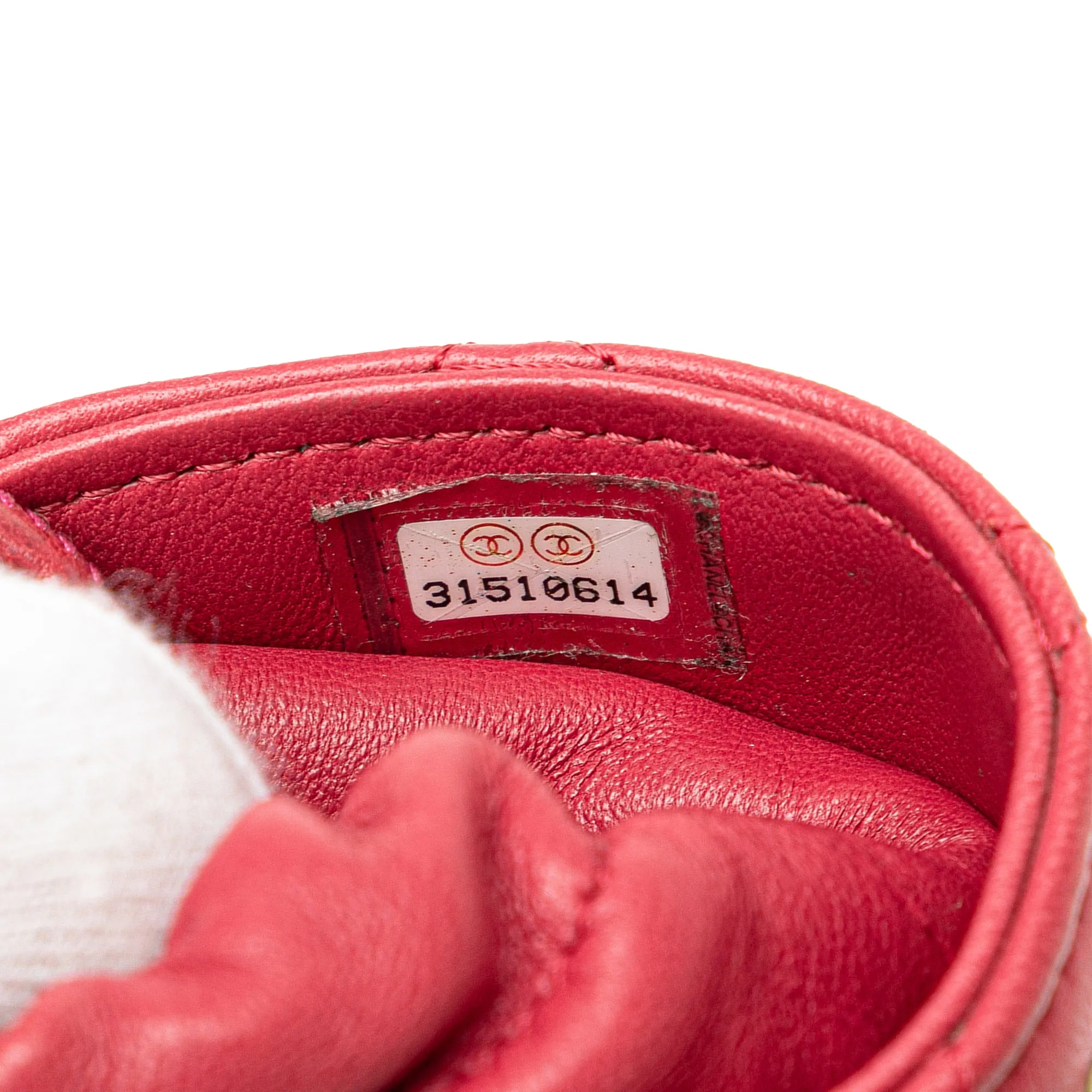 Micro Quilted Lambskin Drawstring Bucket Bag