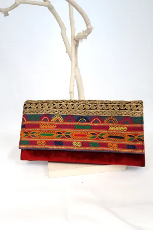 Mid Asia Vintage Fabric Hand Bag