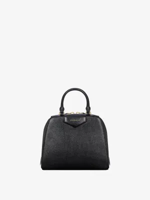 Mini Antigona Cube Bag In Leather