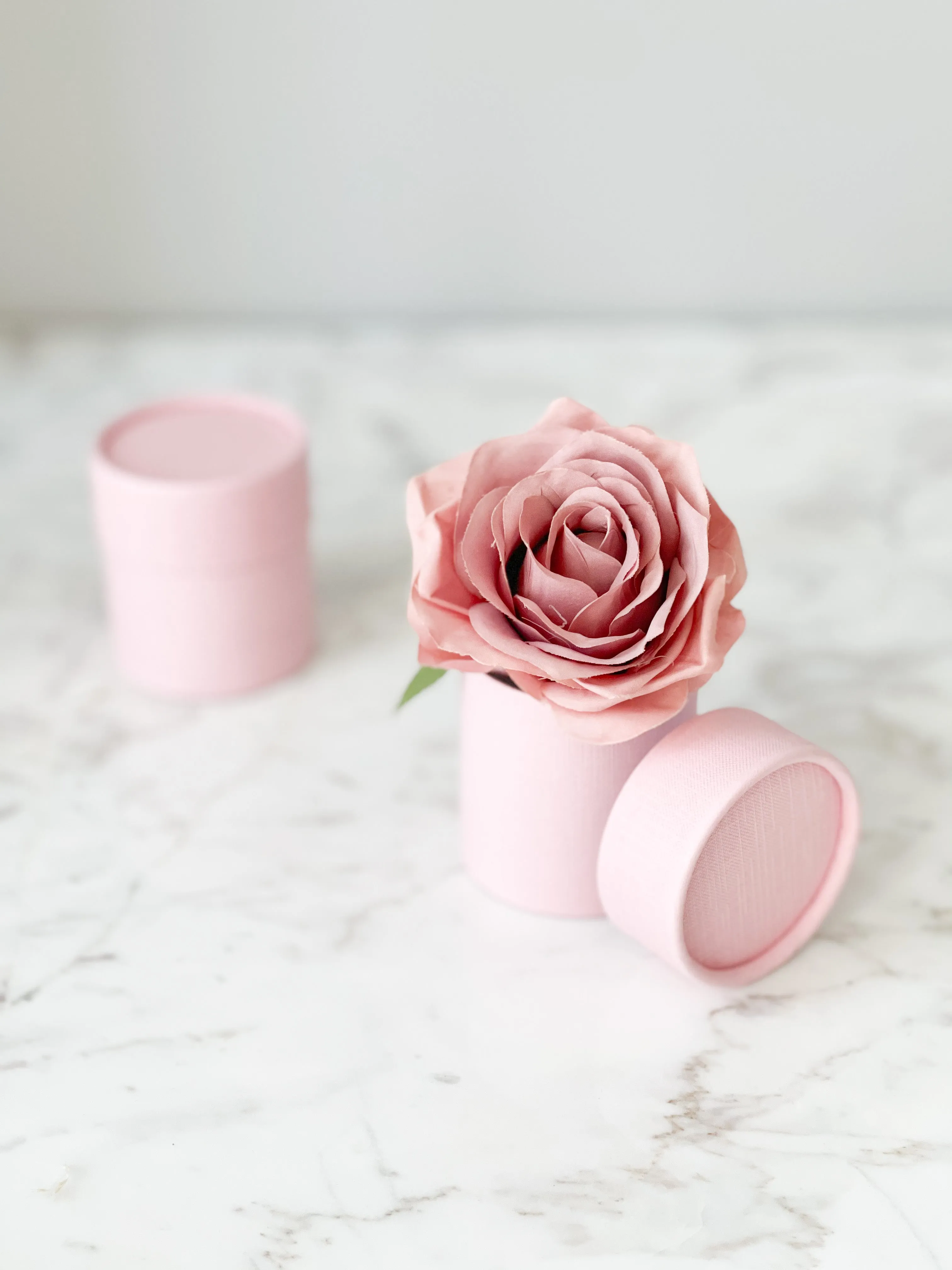 Mini flower/gift box with lid in variety color (10pc/order)