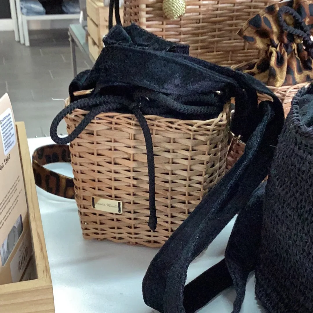 Mini Whicker bucket bag